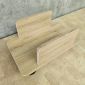 Kệ để CPU có bánh xe gỗ Plywood phủ melamin KCPU68009