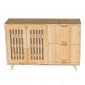 Tủ giày dép cửa lật 120x35x80cm gỗ cao su KG68138