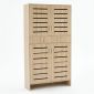 Tủ để giày dép 110x35x200cm gỗ plywood KG68139