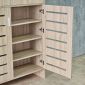Tủ để giày dép 110x35x200cm gỗ plywood KG68139