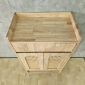 Tủ kệ giày dép di động 60x35x110cm gỗ cao su KG68140