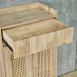 Tủ kệ giày dép di động 60x35x110cm gỗ cao su KG68140