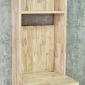 Tủ kệ bếp có ngăn kéo 40x40x170cm gỗ cao su chân sắt KTB68282