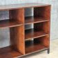 Kệ trang trí nhiều ngăn 110x50x92cm gỗ cao su chân sắt KTT68122