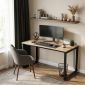 Bàn ZDesk tích hợp hộp điện âm bàn 140x70cm gỗ cao su chân sắt hệ Rectang ZD047