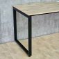 Bàn ZDesk tích hợp hộp điện âm bàn 140x70cm gỗ cao su chân sắt hệ Rectang ZD047
