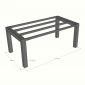 Chân bàn sắt 170x90cm sơn tĩnh điện CHB68140