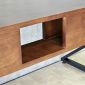 Bàn làm việc ZDesk tích hợp hộp điện 180x80x75cm gỗ cao su hệ KConcept HBKC065