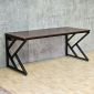 Bàn làm việc ZDesk tích hợp hộp điện 180x80x75cm gỗ cao su hệ KConcept HBKC065