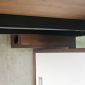 Bàn gác tủ 160x80cm gỗ cao su chân chữ X HBXC078