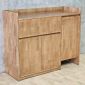 Tủ kệ trang trí phòng khách 120x40x98cm gỗ cao su KTT68123
