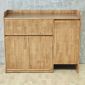 Tủ kệ trang trí phòng khách 120x40x98cm gỗ cao su KTT68123