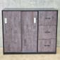Tủ lưu trữ 120x50x100cm gỗ cao su THS68099