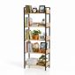 Kệ trang trí VEGA 5 tầng 60x32x161cm gỗ khung sắt KS68077