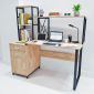 Bàn làm việc chân tủ kết hợp kệ BD68068 Bàn làm việc chân tủ kết hợp kệ BD68068