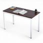 Bàn làm việc 120x60cm gỗ tràm hệ Wooden chân Uconcept lắp ráp
