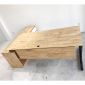 Bàn giám đốc 160x140 VConcept chân sắt lắp ráp