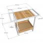 Kệ bếp Kitchenshelf gỗ 2 tầng - 95x50x75 (cm)