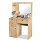 Bàn trang điểm hiện đại chân kết hợp tủ nhiều ngăn BTD68041