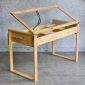 Bàn vẽ kiến trúc DraftingDesk 120x60cm mặt kính cường lực DD68003