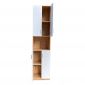 Tủ hồ sơ cao gỗ cao su 5 tầng 2 cửa 50x40x220cm THS68046