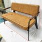 Ghế sofa băng Napa tay viền gỗ nệm bọc simili cao cấp SFB68040