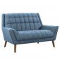 sofa băng màu xanh