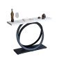 Bàn Console trang trí mặt đá khung sắt CST030