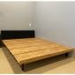 Giường ngủ JAPA 160x200cm gỗ cao su khung sắt lắp ráp