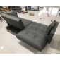 Sofa bed 1m95 nệm bọc vải màu xám SFG68022