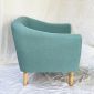 Ghế sofa đơn bọc vải màu xanh GSD68054