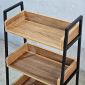 Kệ CASAN 3 tầng gỗ Plywood kết hợp khung sắt KS68171