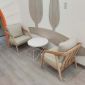 Ghế sofa đơn Kana nệm vải khung gỗ GSD68058