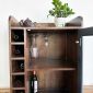 Tủ rượu mini di động gỗ tự nhiên TPA019