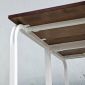 Bàn làm việc cụm 2 người ngồi chân sắt hệ Minimal HBMN0031