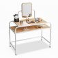 Bàn trang điểm mini kèm gương gỗ tự nhiên khung sắt BTD68060