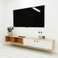 Kệ Tivi treo tường 1.6m gỗ tự nhiên KTV68104