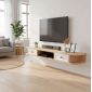 Kệ Tivi treo tường gỗ tự nhiên KTV68103