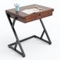 Bàn làm việc nhỏ 80x50cm có hộc kéo chân sắt chữ Z BD68112
