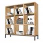 Kệ ô vuông trang trí 100x30x100cm gỗ cao su KS68326