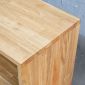 Kệ gỗ 4 ngăn 120x30x70cm gỗ cao su KS68325