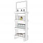 Kệ Trưng Bày Mỹ Phẩm 4 Tầng Gỗ Cao Su - TK023