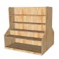 Kệ trưng bày sản phẩm 120x100x120cm gỗ cao su KTB68228