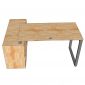Bàn làm việc 120x60cm có chân gác tủ gỗ cao su TK066