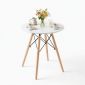 Bàn cafe Eames tròn 60cm màu trắng hoặc đen CFD68017