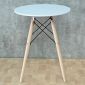Bàn cafe Eames tròn 60cm màu trắng hoặc đen CFD68017