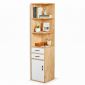 Kệ tủ góc tường 40x40x180cm gỗ cao su KGT68009