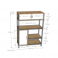 Chạn Bếp Gỗ Khung Sắt 100x140cm TK106