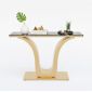 Bàn console 120x30x85cm mặt đá chân sắt CST059