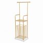 Kệ để đồ phòng tắm có móc treo và giỏ đựng KPT68010